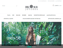 Tablet Screenshot of delsurjoyeros.com